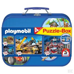 4 Puzzles Im Metallkoffer (Sh55599)  Kramp