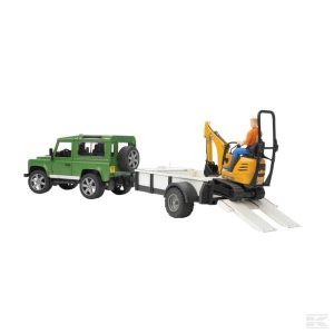 Land Rover mit Anhänger+Bagger (U02593)  Kramp