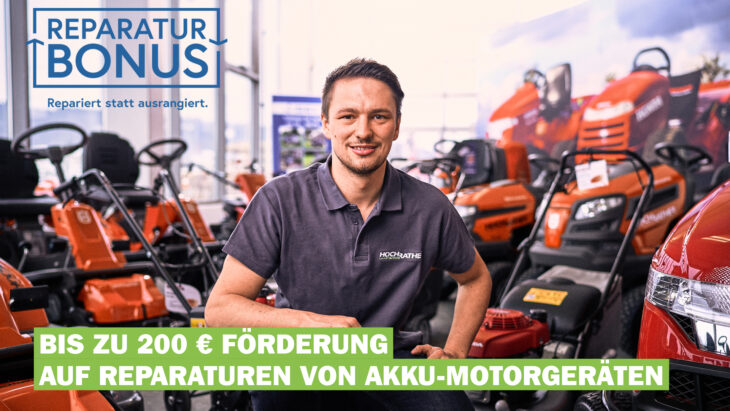 Wir sind offizieller Reparaturbonus-Partnerbetrieb!